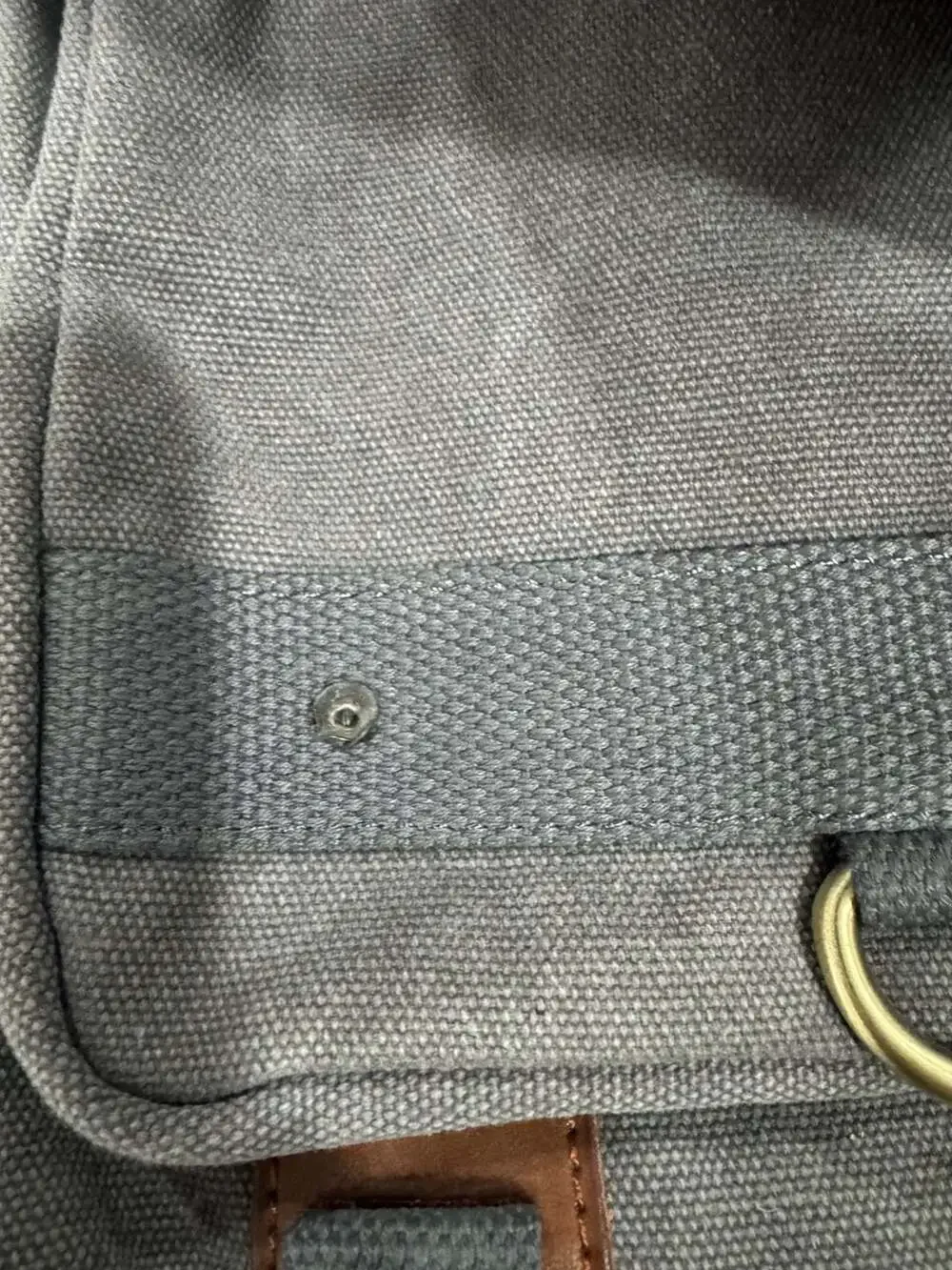 Kaukko Canvas Crossbody Sling Bag Backpack Grey FD252